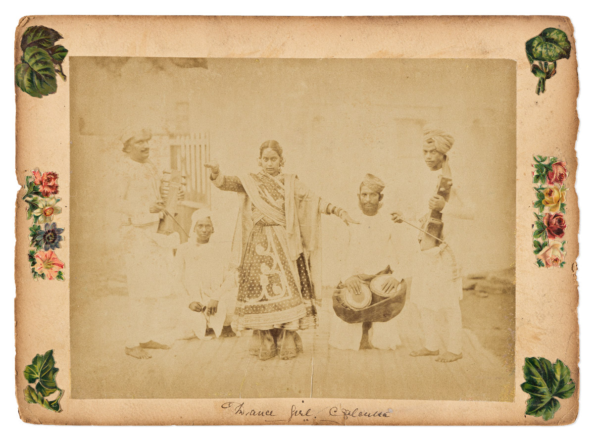(INDIA) An album with 26 photographs, including scenes from Calcutta [Kolkata], Delhi, and Darjeeling.